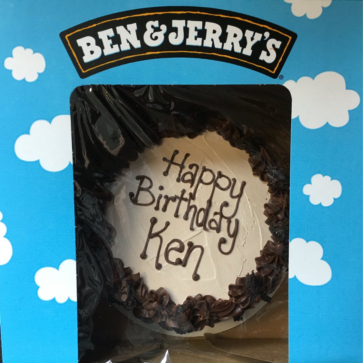 DKM929's tweet photo. .@BenJerrySpokane Ice-cream cake! Yummy! #DMShow #Spokane @KenHopkins_ birthday celebration https://t.co/mfQl8ZJJ3q
