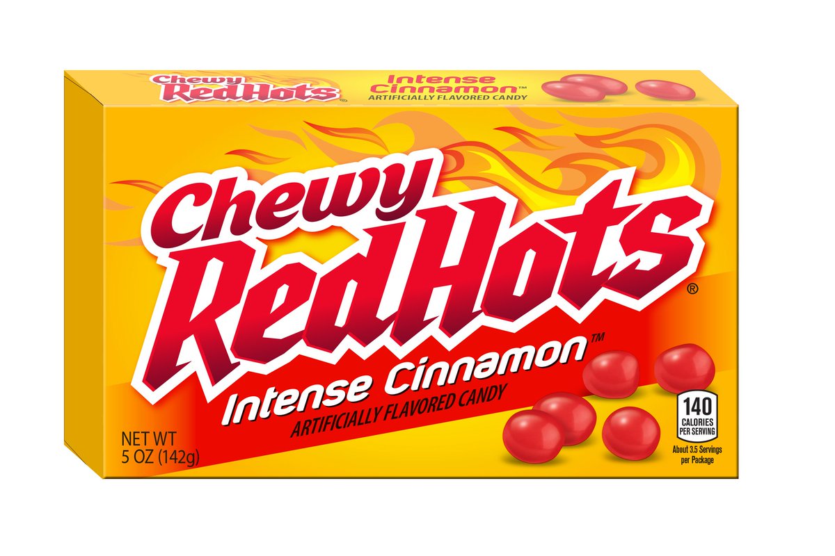RedHotsCandy's tweet image. We have a new look and a totally new INTENSE flavor