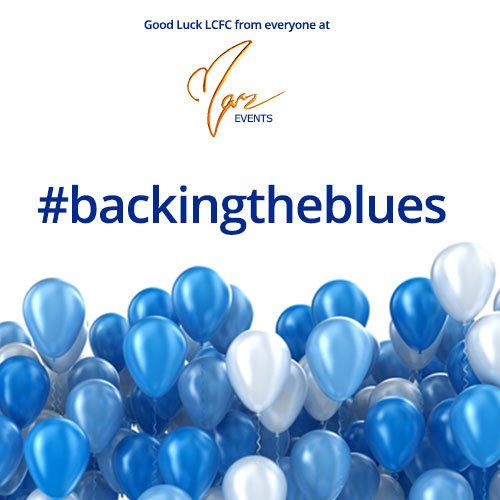 Proud to be #backingtheblues! Great work #LCFC and Good Luck on Sunday!