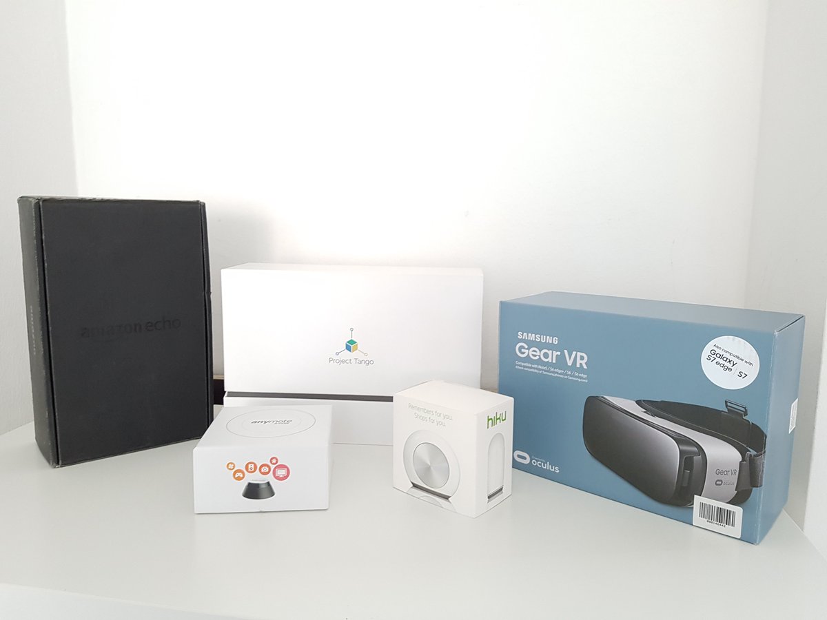 FUTURECANDY's tweet photo. Herzlichen Glückwunsch @jostvonbrandis! Heute beginnt eure TECH FLAT! #GearVR #hiku #anymote #amazonecho https://t.co/GGL0HZPH15