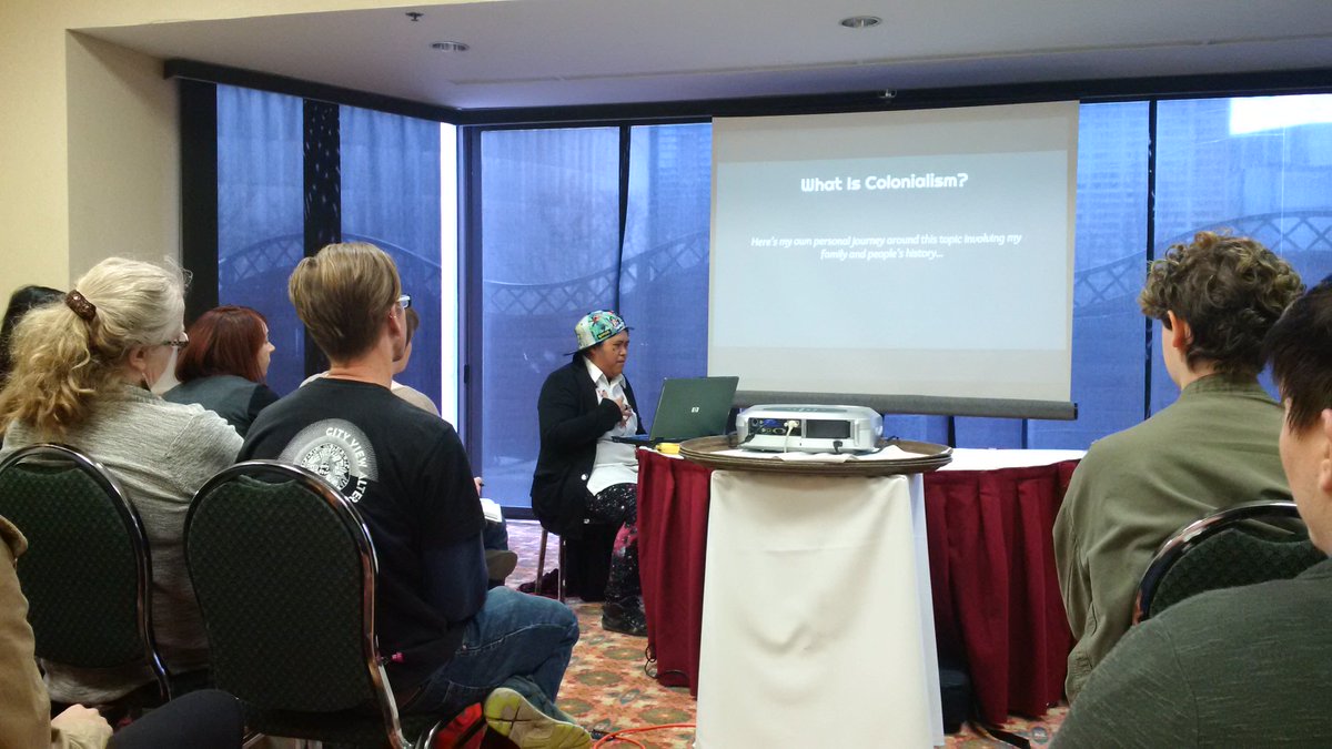 cherylhayles's tweet photo. Decolonizing.the Gender Binary: Racism and the Non-Binary Identity #educators2016 https://t.co/Uoj6HhO1i5