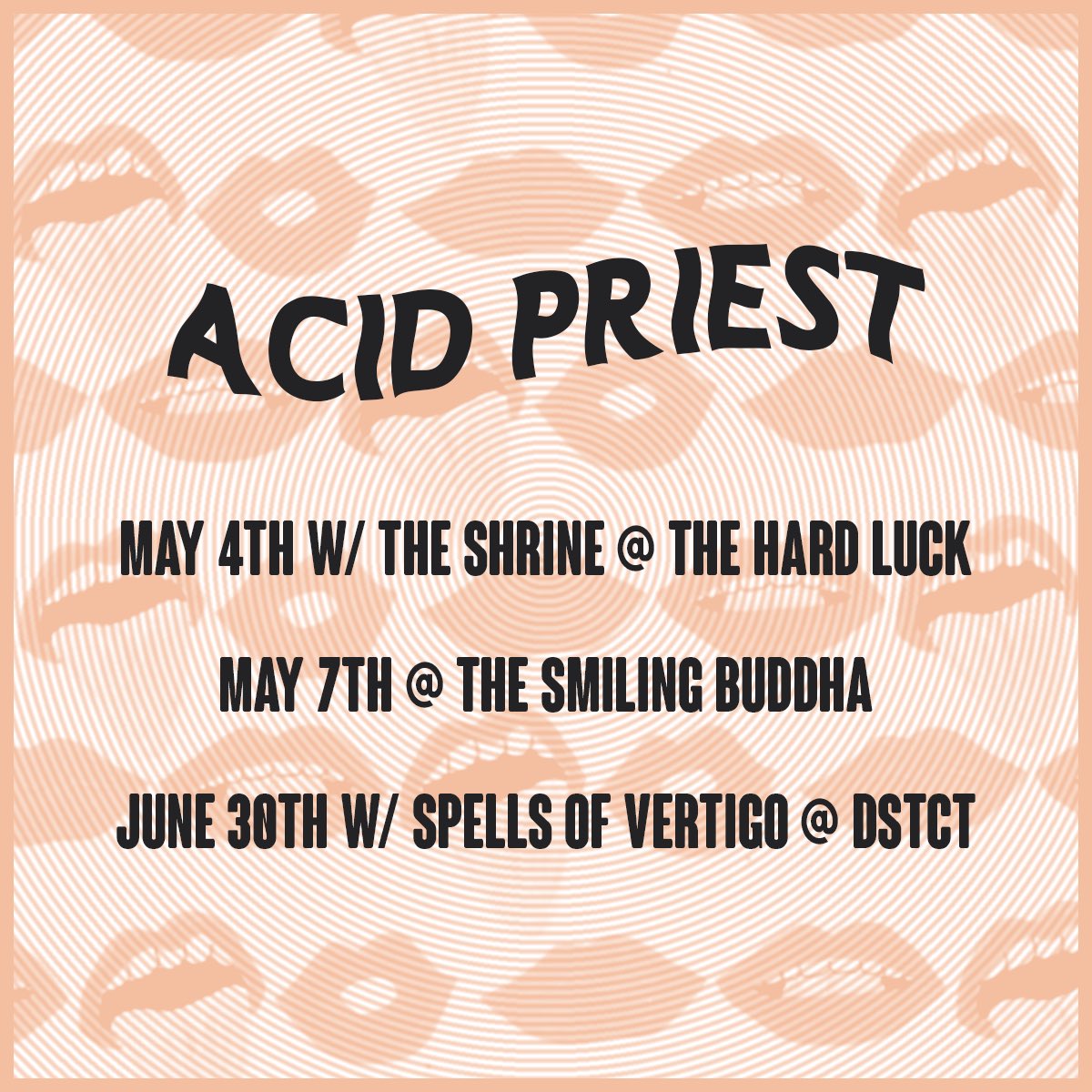 Check us out during some <a href="/CMW_Week/">1</a> dates
May 4th @ hard luck
May 7th @ smiling buddha
And we hit Guelph June 30th
