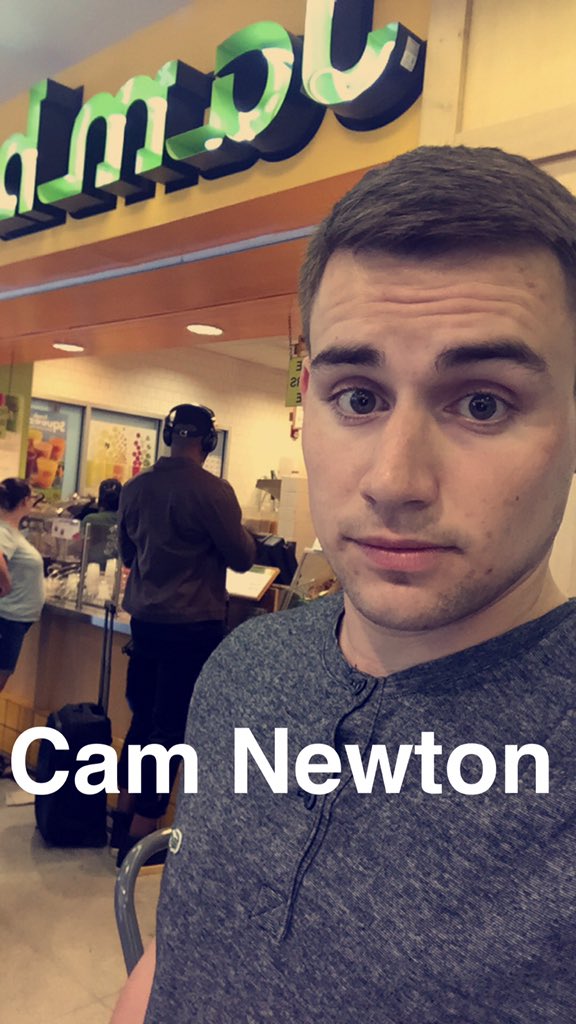 mrblackoutlynn's tweet photo. Hey @JambaJuice check out @CameronNewton showing y'all love https://t.co/dLI8WvuTpF