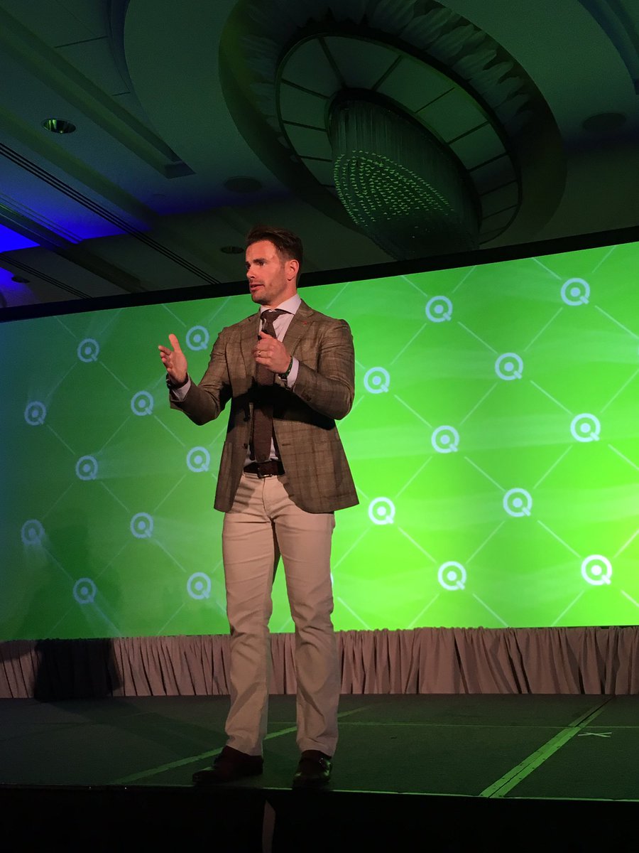 Yelm's tweet image. Amazing!  @sethmattison speaks at @iqn #IQNsiders2016 to a full house. #exosystem