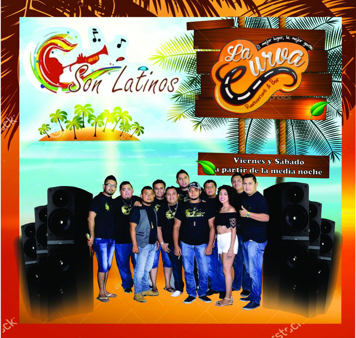 LatinosChetumal's tweet photo. Este viernes 29 y sabado 30 nos estaremos presentando en el Restaurante&amp;Bar "La Curva" https://t.co/V1Ef1szDHe