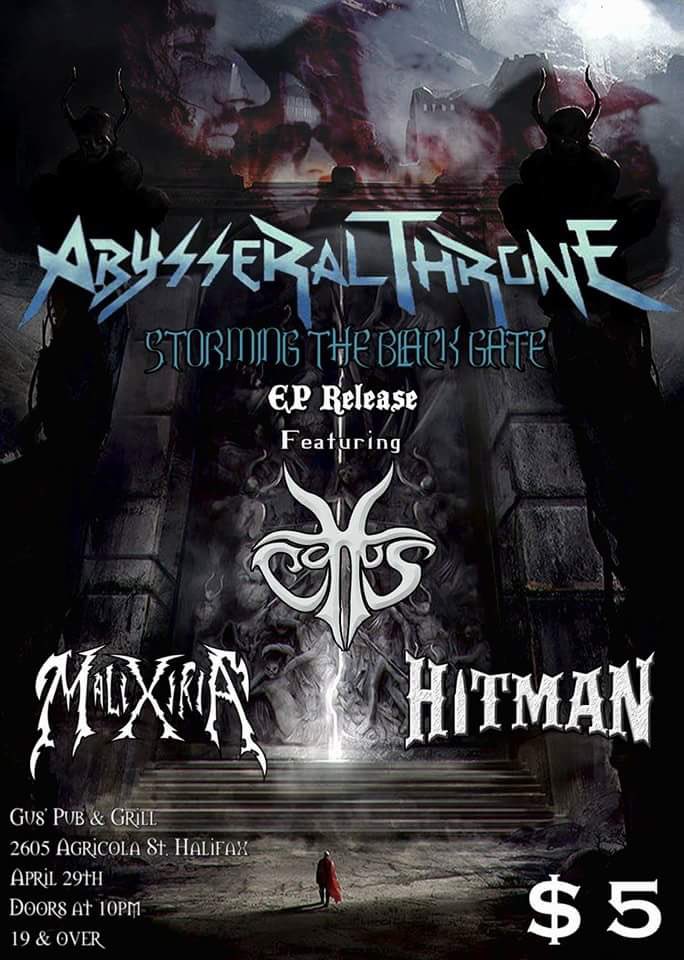 This is tonight!! Come get loud with us, <a href="/HitmanHalifax/">HitmanHalifax</a>, #cottus and #abysseralthrone!! Doors at 10pm