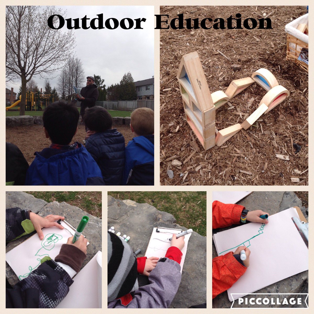 wondersinFDK's tweet image. A morning in our outdoor learning centre #translucentblocks #literacyoutdoors #drawing