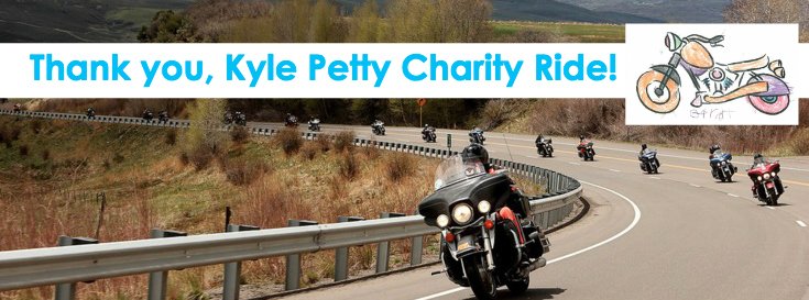 Tomorrow <a href="/kylepetty/">Kyle Petty</a> &amp; the <a href="/KPCharityRide/">KylePettyCharityRide</a> kick off their 22nd Anniversary Ride for Victory Junction! #THANKYOU
