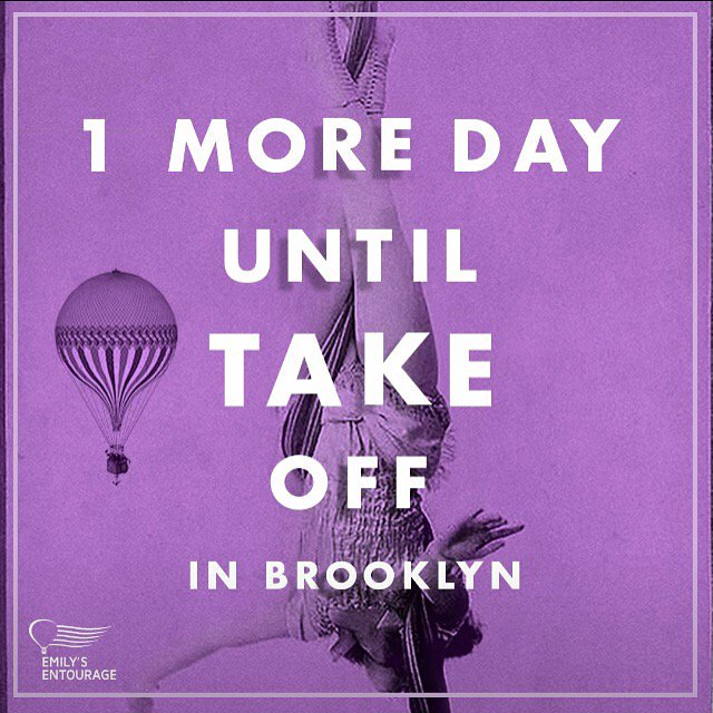 EmilysEntourage's tweet photo. 1 MORE DAY UNTIL TAKE OFF!!! We are prepped and ready for take off and want you to fly with us! #EETakingOff #EENY https://t.co/GNt56u12To