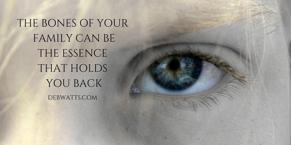 debwatts4's tweet photo. The bones of your family can be the essence that holds you back #debstitbits #debwatts #liveyourlife https://t.co/lLovAmPy2p