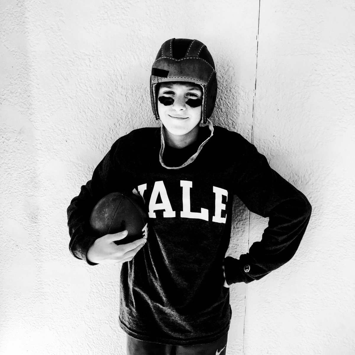 Came across this and thought I would share it. Luca last Halloween. #yalefootball #yale #yale2024