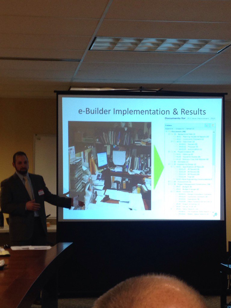 pgh2o's tweet image. Taking your project managers desk and organizing it.  #ebuilder