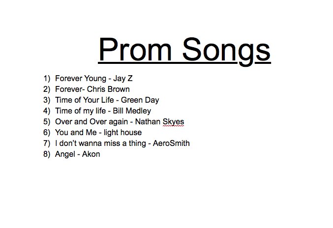 NKHS_2017's tweet photo. These songs are possible options for the junior king/queen winners to dance to. if anyone has any other ideas pls dm https://t.co/4uL1Y4CPAV