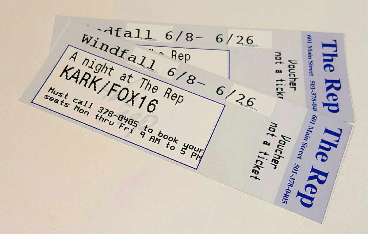 AustinKellerman's tweet photo. Want 4 tickets to Windfall at @TheRep? Be 1st to donate $40 to our @ARWalk4Waiting team! https://t.co/n77u9ZQYS6 https://t.co/fyIe1Mxi1c