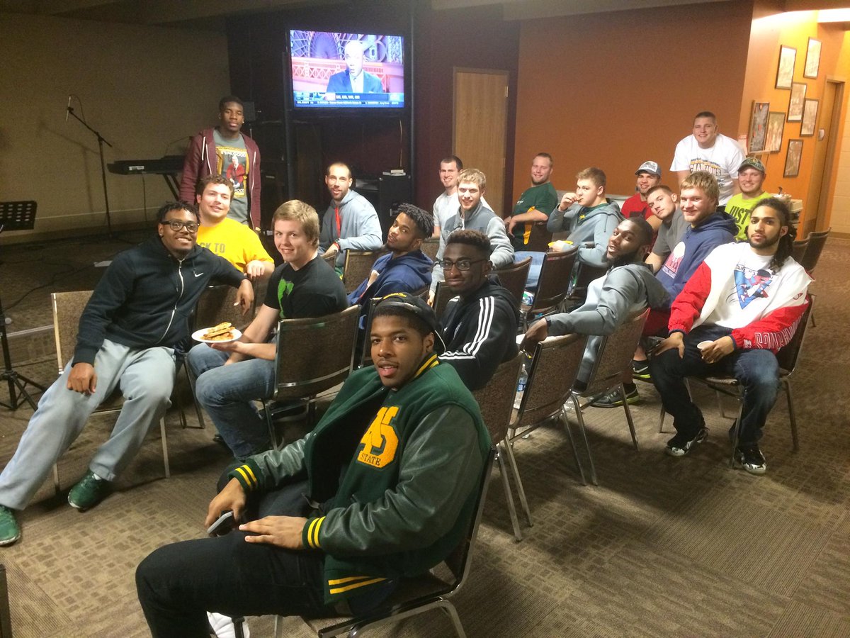 Bison_FM's tweet photo. Great time watching @cj_wentz make history! #BisonFM #AO1 #BisonNation https://t.co/FT0LUTF9uk