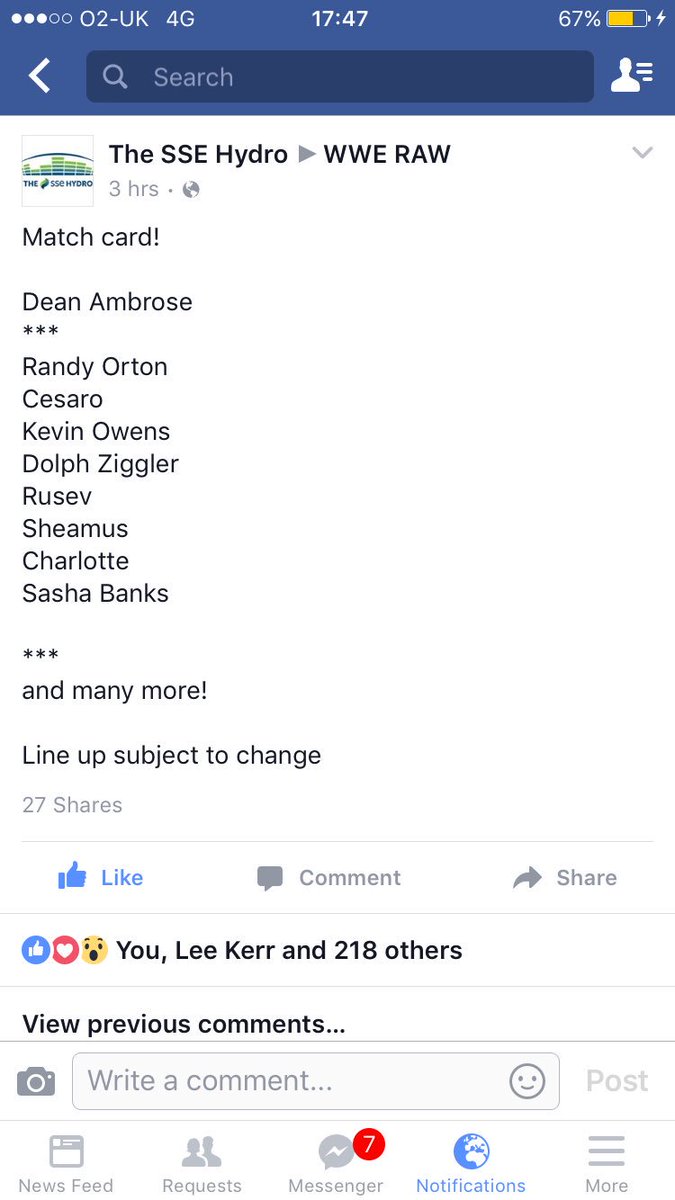 shortand2sweet's tweet photo. They're advertising two separate rosters for Raw and Smackdown at the hydro. Anyone know if this is normal? https://t.co/Mv1faNjYNn