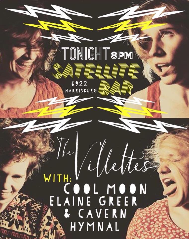 TheVillettes's tweet photo. when someone makes an epic show poster out of the most ridiculous photo of your band that has ever been taken... https://t.co/C2laYeiVg3