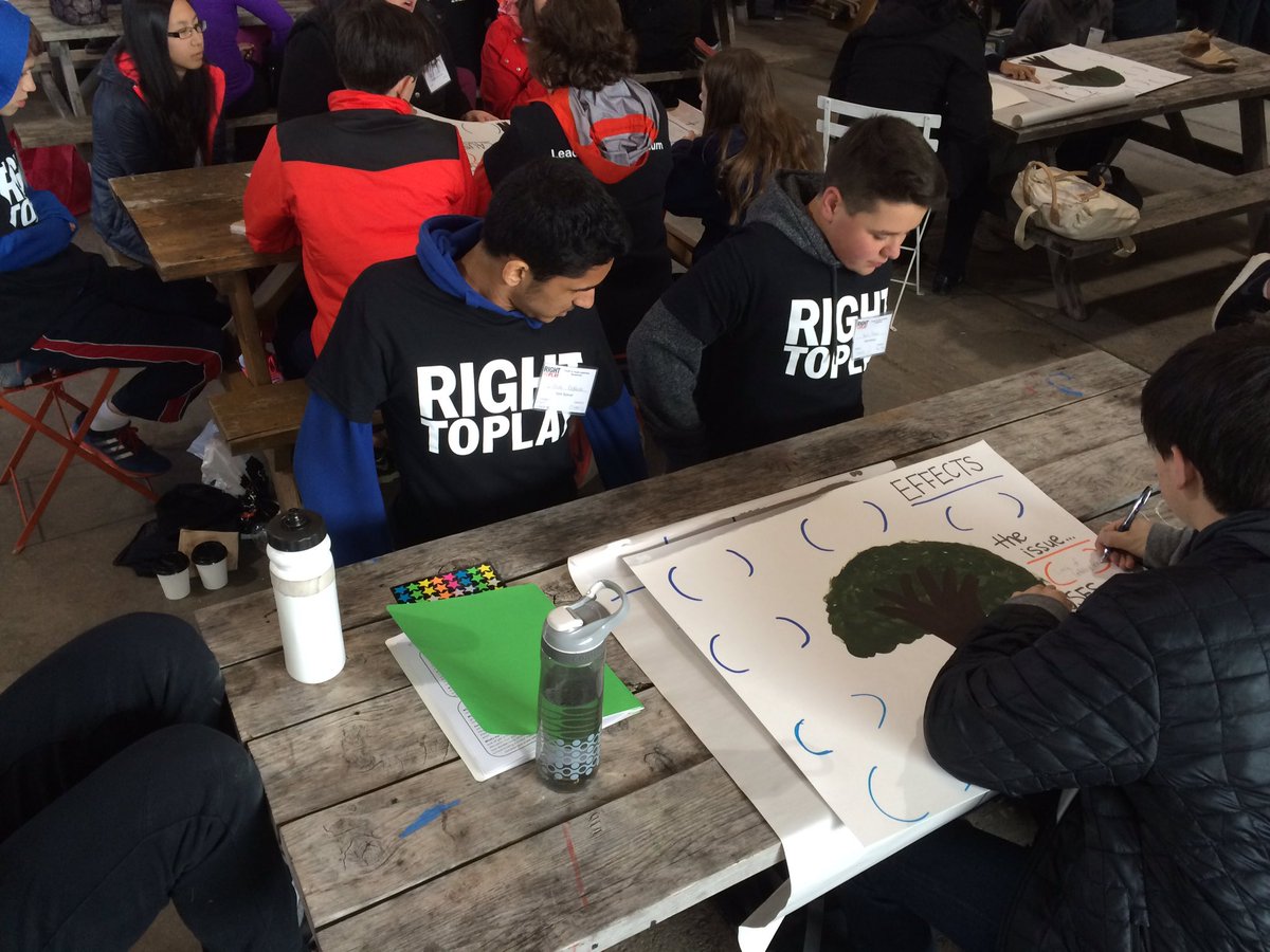 mr_smitchell's tweet photo. Grade 9 Y2Y leaders @theyorkschool in action @RightToPlayCAN youth leadership symposium @EGbrickworks https://t.co/nyYPgoBDUe