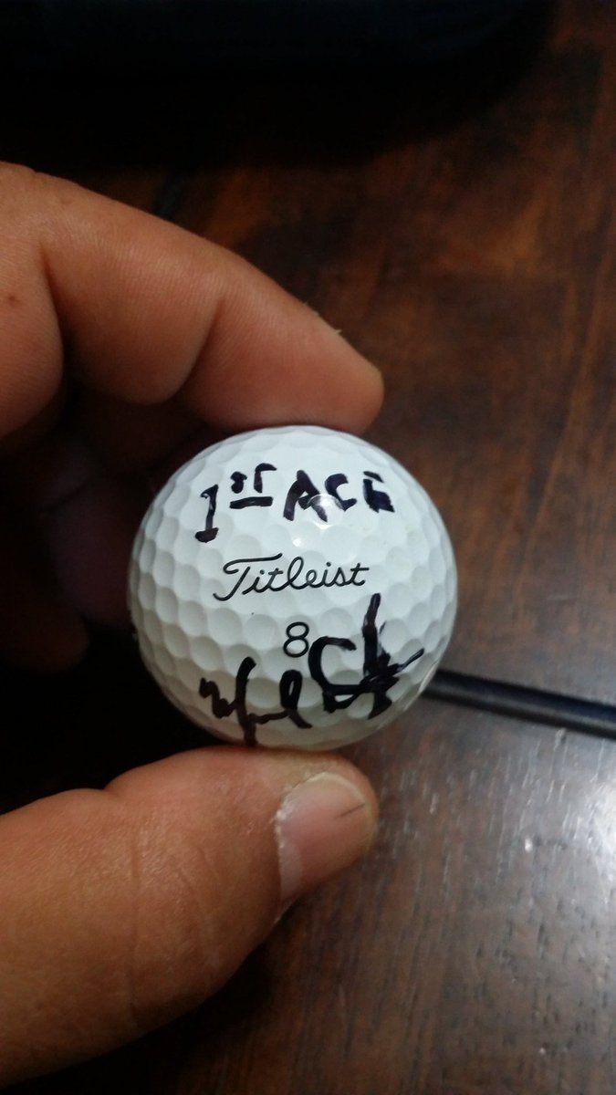 MikeDAngelo1972's tweet image. My 1st ace!  125 yds w/ SW. #PGAholeinone #titlest #taylormade #nobetterfeeling #PGA