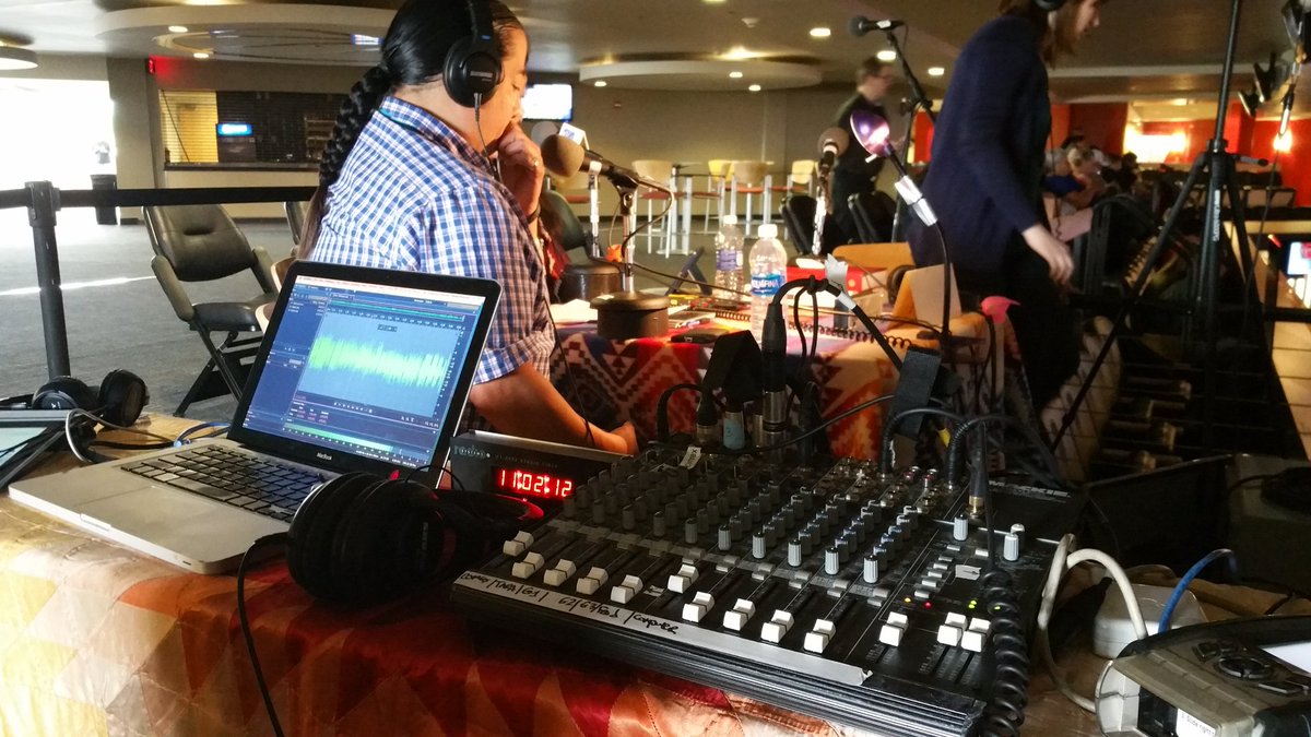 180099native's tweet image. #Studio49 at #GON2016. It's powwow time!