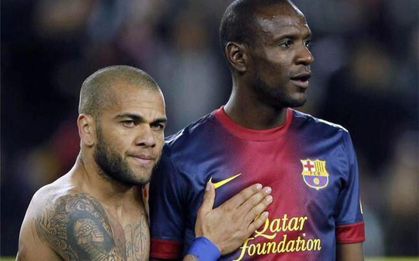 EPLBible's tweet photo. Éric Abidal: "Dani Alves offered me his liver but I couldn't accept. He has a family &amp; a career. It was too much." https://t.co/N87nJO9biw