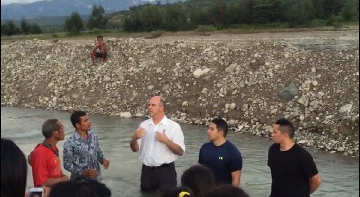BeckySBuckland's tweet photo. TIMOR-LESTE Camp! Reg'l Missionary M. Perry of Australia reports 11 baptized, 8 Holy Ghost infillings! @StanHarvey https://t.co/s9CrqOv7qP