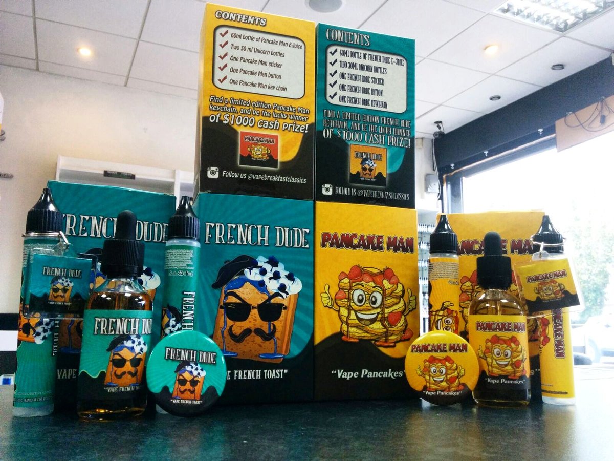 Krayzeevape's tweet photo. The one and only Pancake Man Juices direct from the USA for only £24.99... https://t.co/yWxFVRSfR1