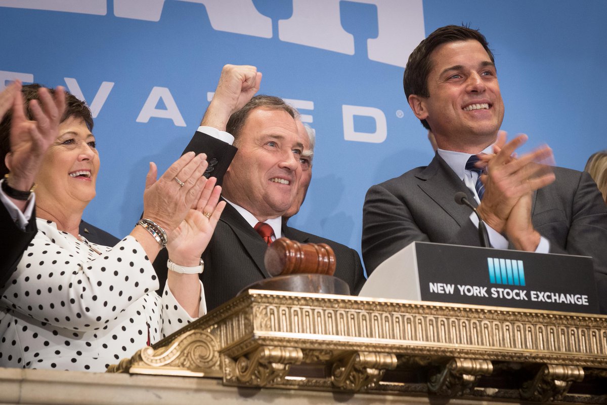 NYSE's tweet photo. Ranked #1 as the best state for business by @Forbes, Utah Governor Hon. Gary Herbert rings the Opening Bell https://t.co/JZWMqZNcg9