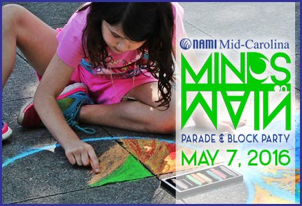 NAMIMidCarolina's tweet photo. Join the #MindsOnMain Parade & #BlockParty! Click here if you think #mentalhealthmatters: https://t.co/PWsmduSldA https://t.co/Zd7ipPgPGq