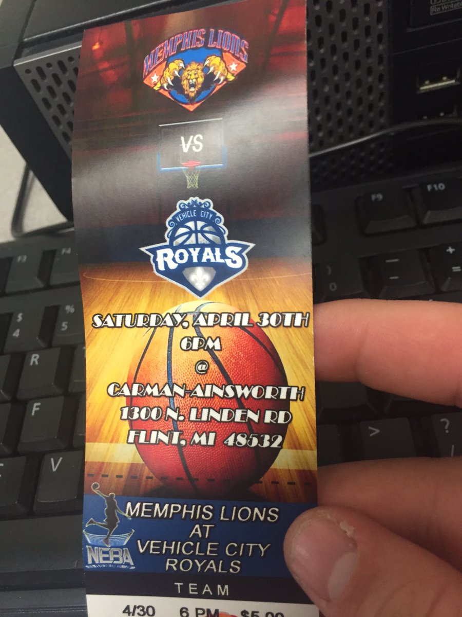 ohall50036's tweet photo. Best way to spend $5!!!! Get your tickets now! GO ROYALS! @VC_Royals  #flintwatchforit https://t.co/psKNn0U0hI