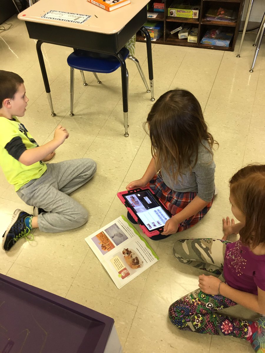 CBennettFirst's tweet image. Creating iMovies to show what we have learned about animal classifications. #rpbyod