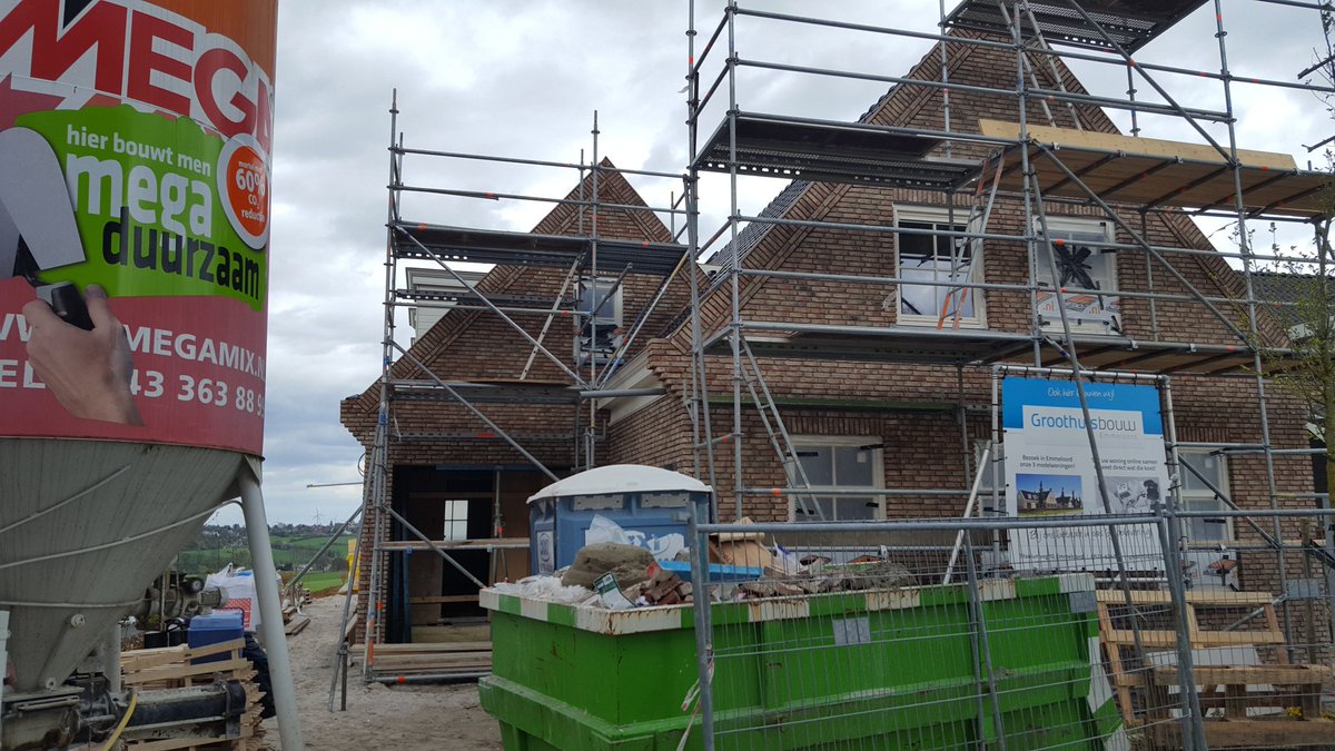 Toch nog klaar ondanks het weer