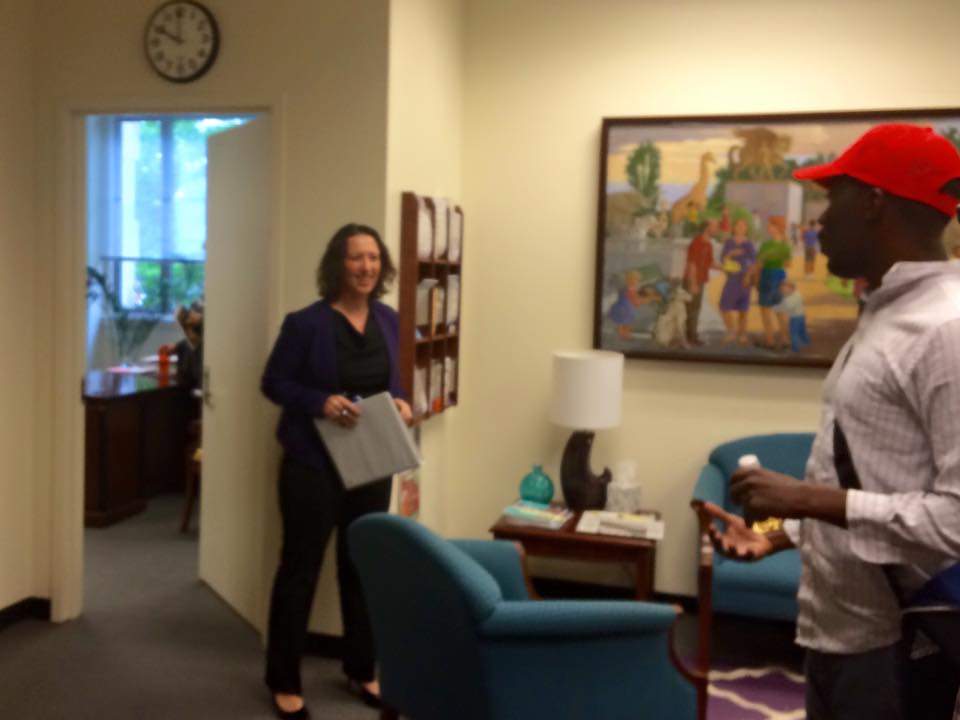 WarmiClaudia's tweet photo. Met CM @BrianneKNadeau assuring #EJCSierraDC about setting $$$ on budget for #DCPS modernization #fixallin6 #EJ4DCPS https://t.co/xbR1ghSRnK