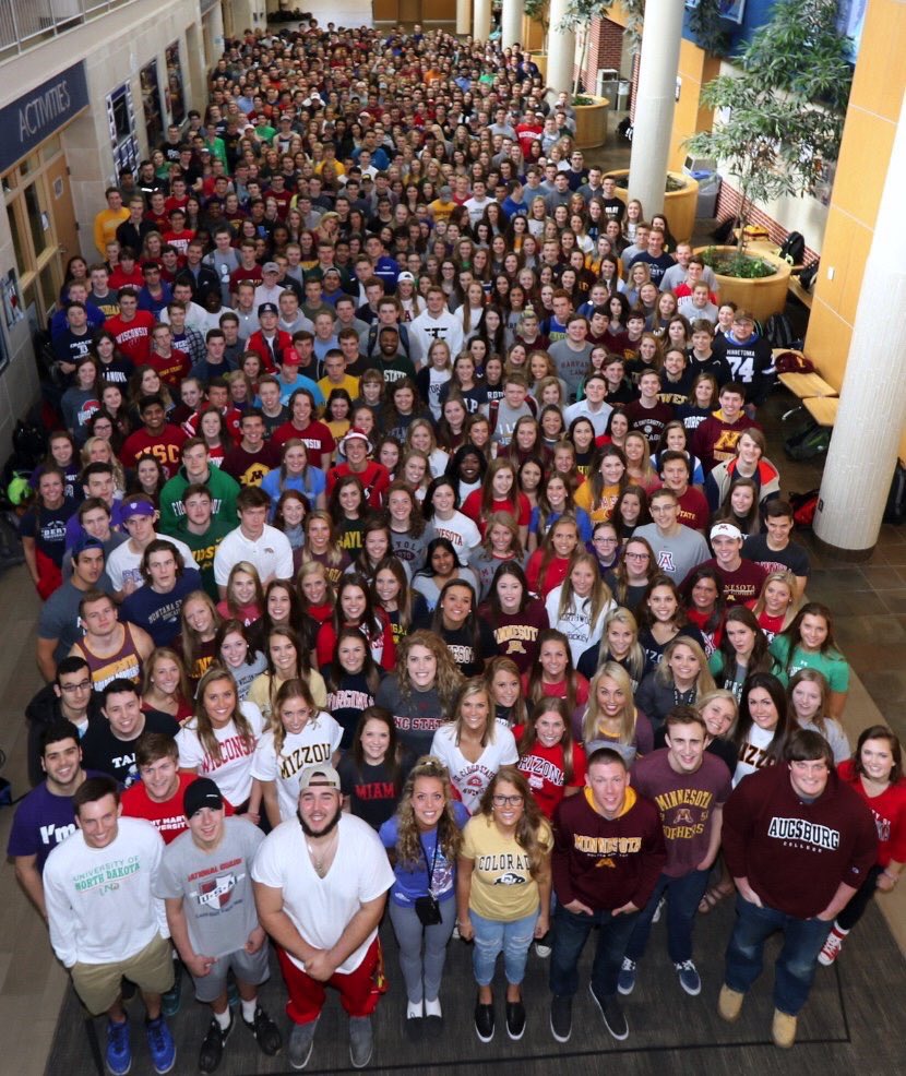 FaZeSwan's tweet image. Today at school all the seniors wore apparel for the colleges they're going to... Look at what I'm wearing 😄 #FaZeUp