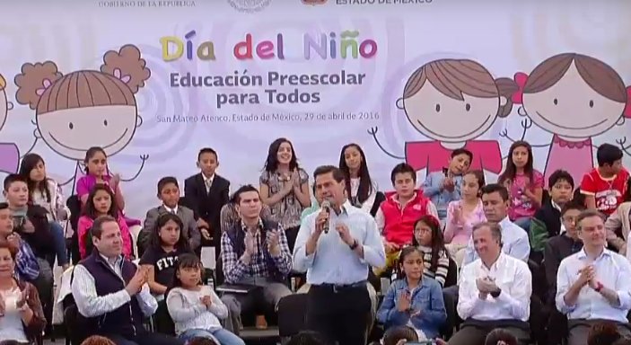 "Está asegurada educación preescolar para toda la niñez mexicana": EPN - ChOq805W4AAiXNd
