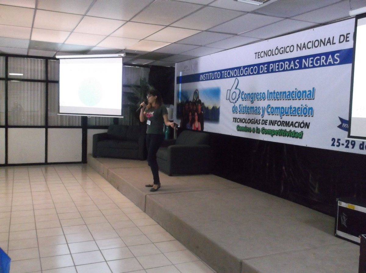 dscitpn's tweet photo. En desarrollo la Conferencia Final de nuestro #6CISyC por @anakarenART de @EpicQueen @itpn #PiedrasNegras #TecNM https://t.co/Sg4zo7VSPK