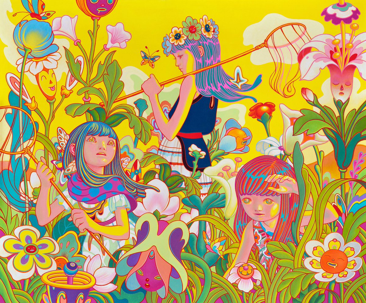 JamesJeanArt's tweet photo. The Aurelians. Acrylic on Canvas, 72 x 60", 2016. https://t.co/YwzayJTkIj