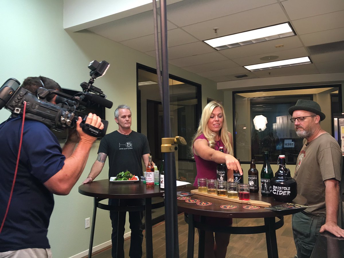 Jennifer Carmon (@jleecarmon) on Twitter photo Fab morning on <a href="/KSBY/">KSBY</a> @KeliMooreKSBY representing <a href="/CCCiderFestival/">Central Coast Cider Festival</a> w/ <a href="/Bristols_Cider/">Bristols Cider</a> <a href="/15cwine/">15c Wine Shop & Bar</a> Fab morning on <a href="/KSBY/">KSBY</a> @KeliMooreKSBY representing <a href="/CCCiderFestival/">Central Coast Cider Festival</a> w/ <a href="/Bristols_Cider/">Bristols Cider</a> <a href="/15cwine/">15c Wine Shop & Bar</a>