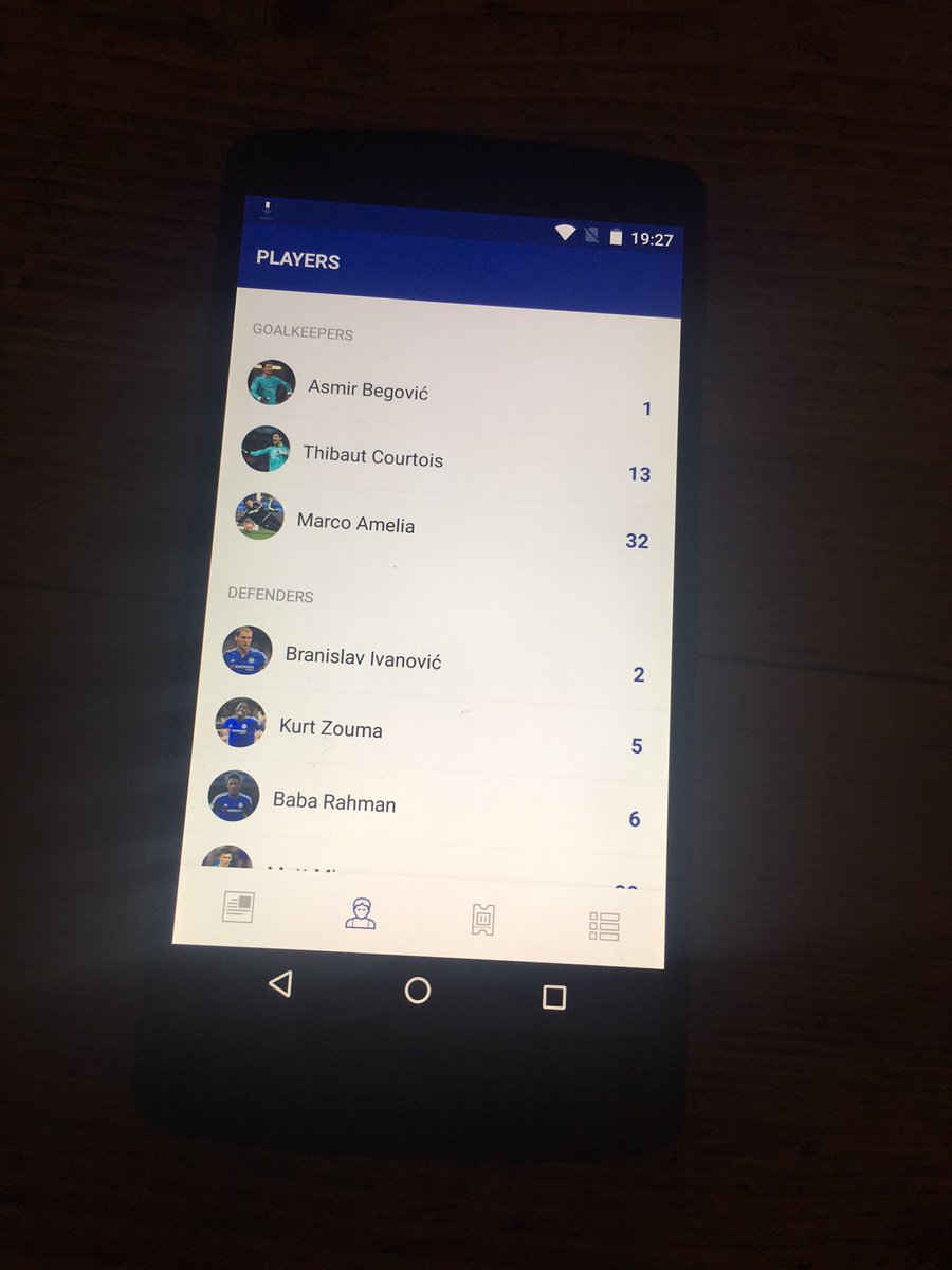 danvernon's tweet photo. Couple of images from the new Chelsea News update on Android! #CFC #android #material will post a link soon https://t.co/mpcrRr2bOD