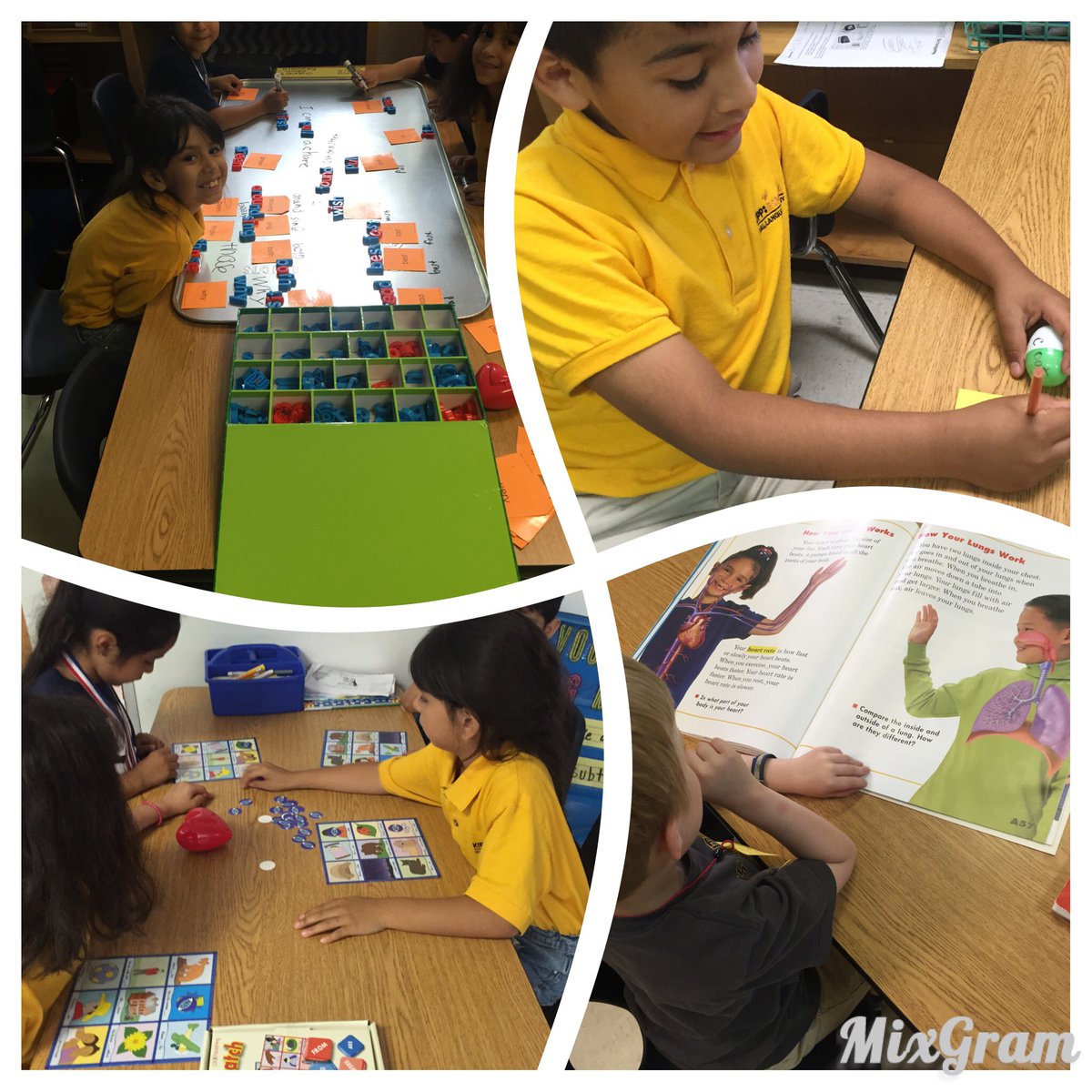 TexasTeacherCW's tweet photo. Great day of learning at KIPP Esperanza! These Kippsters love their new centers. @KIPPSATX @KIPP #WorkHardBeNice https://t.co/AVP9toX7am