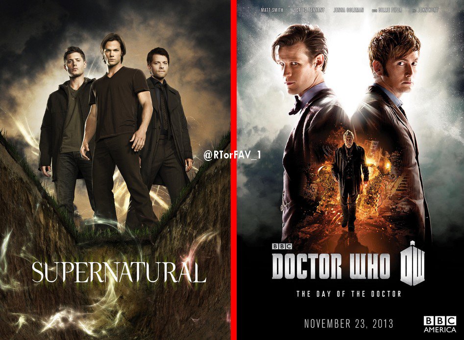 RTorFAV_1's tweet image. REQUESTED 
RT for Supernatural 
LIKE for Doctor Who