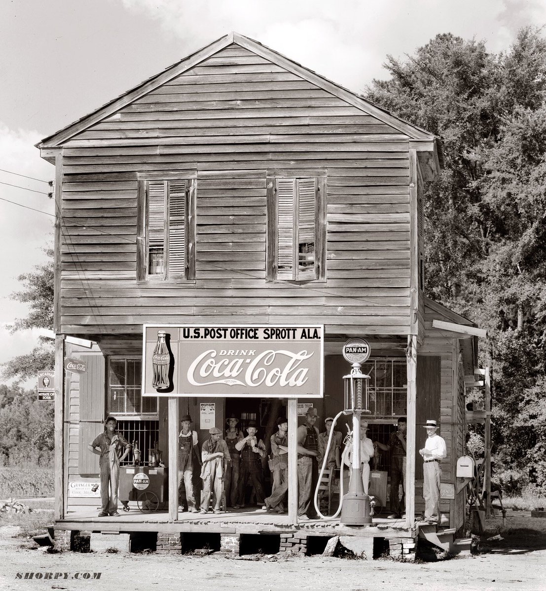 U.s. Post Office General Store Coca-cola 
#Alabama 
Walker Evans #Photo C.1935-2014
via <a href="/redne2013/">Ella 🇮🇹</a>