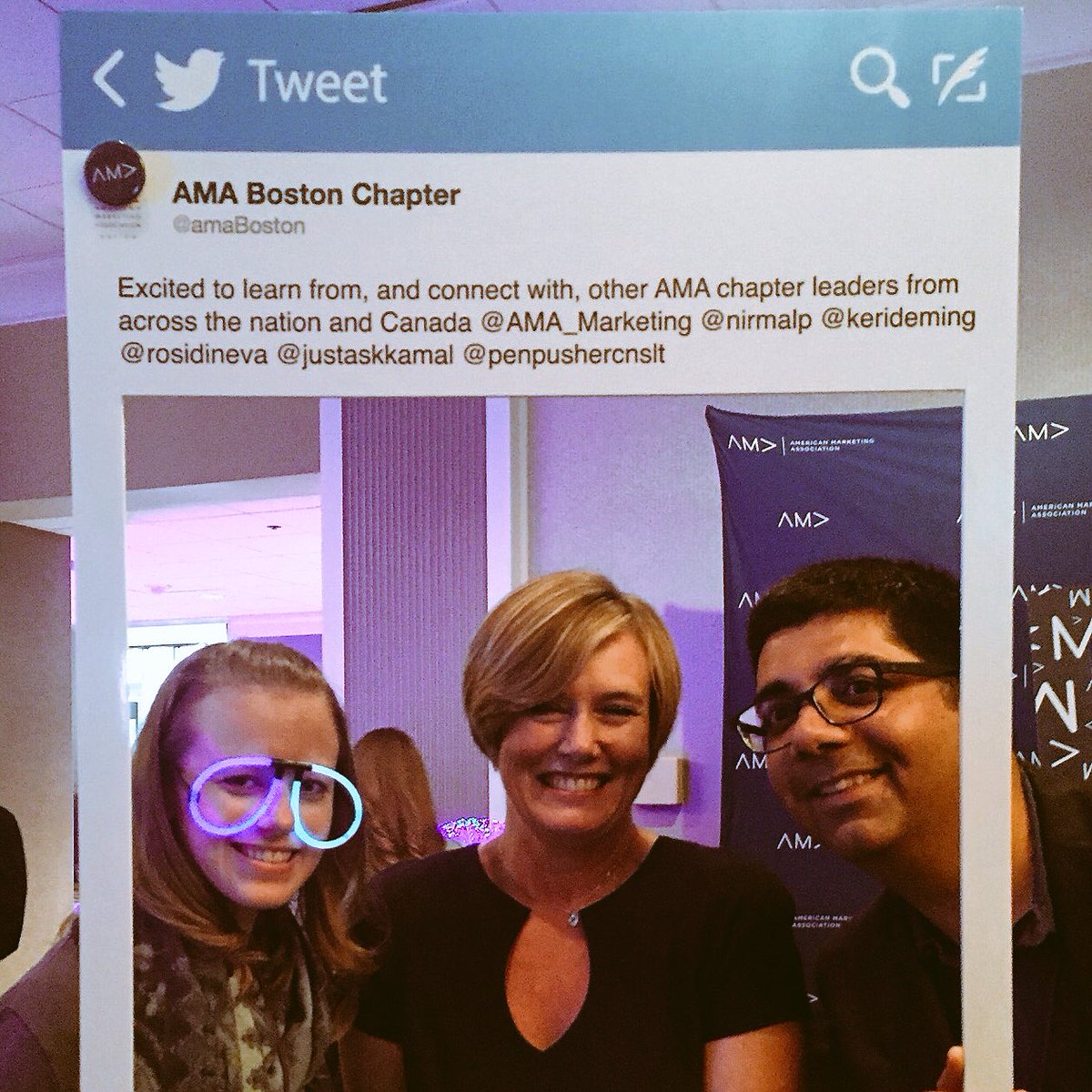 justaskkamal's tweet photo. @amaBoston has upgraded their Twitter board with @JillHerriott @KleinRuss #nextama @amasummit https://t.co/qvRsNrp1ZY