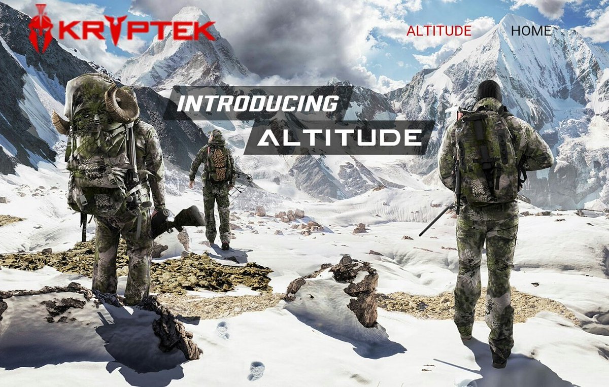 TMCCLUSKEY30's tweet photo. Can't wait for @kryptekoutdoors new Altitude line!! #stoked #cantwait #spartanlife #bowhunting #thewildernesselite https://t.co/I87fk2Q93s