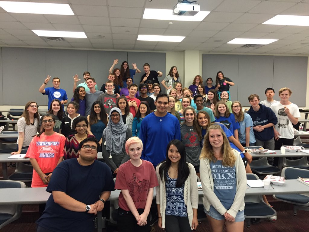 jillcompher's tweet photo. I get 2 learn with these amazing young ppl every day!  1 review session down-1 to go. See you 3-6 tomorrow #APsyched https://t.co/94dWJEXpDi