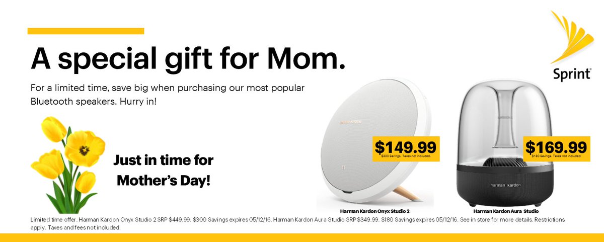 #MothersDay is coming! Get $300 off the Onyx Studio 2 and $180 off the Aura. Hurry! Offer ends soon!