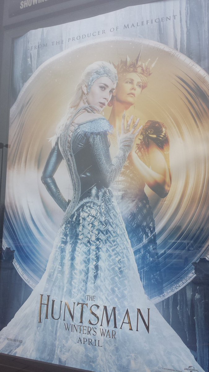 carolyncarter1's tweet photo. BF and I just watched "The Huntsman: Winter's War," liked it more than 1st movie! #CharlizeTheronFan #CoolMonster https://t.co/iSh2taiu79