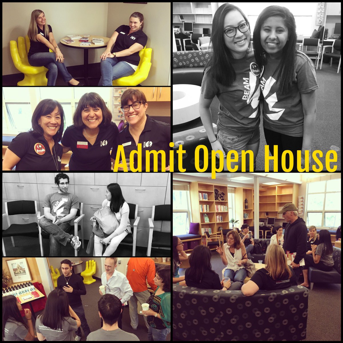 stanfordcolleen's tweet photo. Makin meaningful connections with ProFros + parents @AdmitOpenHouse! #StanfordAdmitWeekend @StanfordBEAM https://t.co/eFKYv3dtB3