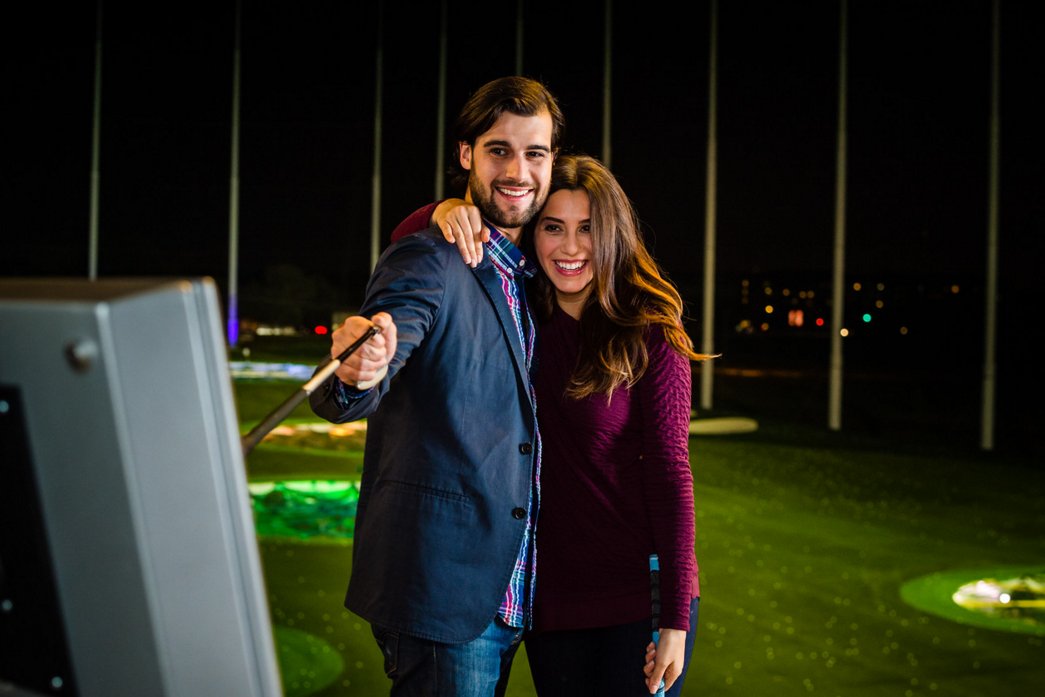 TopgolfTampa's tweet photo. #Topgolf swing don't miss a thing but oh oh the #TopgolfNights. ๐ถ #DateNightDestination https://t.co/mYm0B3DoSH