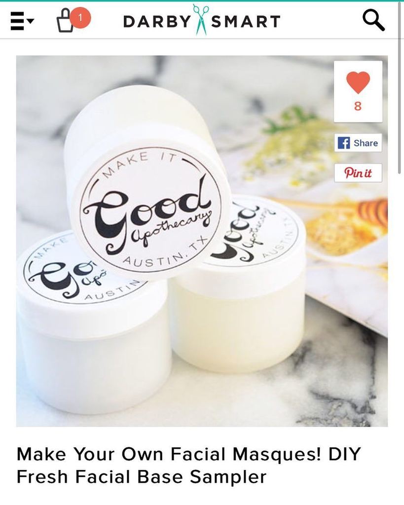 MakeItGoodApoth's tweet image. You can now find our products for sale on @darbysmart! Stop by our shop and give us some 💚💚💚